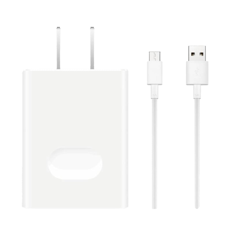 Huawei SuperCharge Charger (Max 22.5W SE) White, includes 1-meter 3A A-C data cable [3C Certified]
