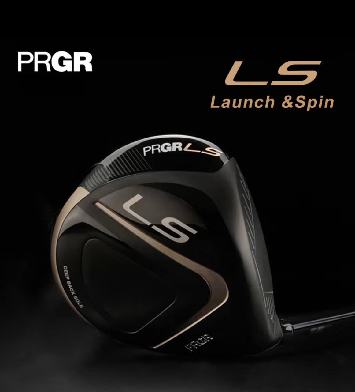 PRGR Japanese golf men's set LS series junior and intermediate high tolerance long distance imported golf clubs carbon R white golf bag